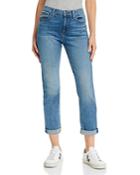 Jen7 By 7 For All Mankind Straight-leg Ankle Jeans In Canyncoast