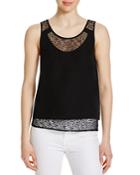 Chelsea And Walker Nory Silk Lace Tank