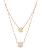 Bloomingdale's Freshwater Pearl & Gold Disc Layered Pendant Necklace In 14k Yellow Gold, 20 - 100% Exclusive