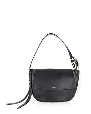 Chloe Kiss Leather Tonal Hobo Bag