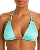 Pq Swim Chain Trim Triangle Bikini Top