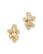 Bloomingdale's Diamond Scatter Cluster Stud Earrings In 14k Yellow Gold, 0.5 Ct. T.w. - 100% Exclusive
