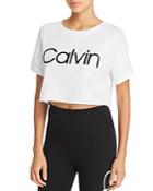 Calvin Klein Performance Cropped Logo Tee