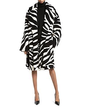 Michael Michael Kors Zebra Intarsia Coat