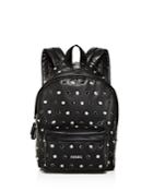 Versus Versace Studded Small Leather Backpack