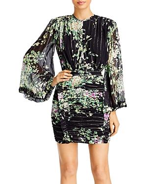 Sabina Musayev Romana Ruched Mini Dress