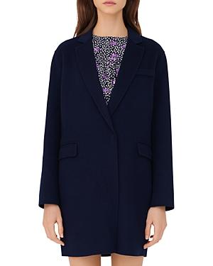 Maje Galami Wool Blend Coat