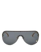 Versace Women's Mask Sunglasses, 142mm