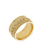 Amrapali Jewels Diamond Wide Band In 18k Yellow Gold, 0.17 Ct. T.w.