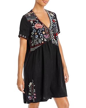 Johnny Was Aravis Embroidered Linen Dress