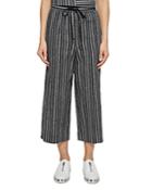 Dkny Pure Striped Pull On Straight Leg Pants
