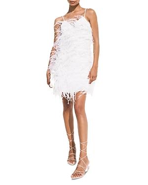 Cult Gaia Zariah Feather Mini Dress