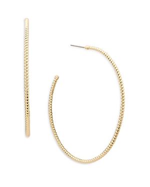 Lauren Ralph Lauren Large Rope Hoop Earrings