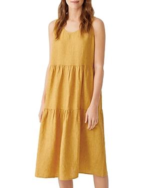 Eileen Fisher Tiered Organic Linen Dress