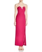 Nicole Miller Strapless Gown