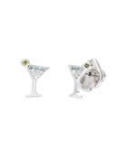 Kate Spade New York Say Yes Cubic Zirconia Martini Stud Earrings
