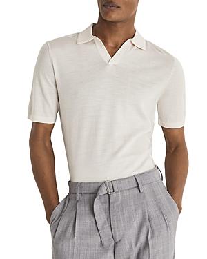 Reiss Duchie Open Collar Merino Polo