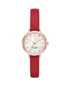 Kate Spade New York Morningside Mother-of-pearl Dial & Leather Strap Watch, 28mm