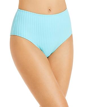Solid & Striped The Beverly Ribbed High Waist Bikini Bottom