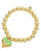 Lord & Lord Designs Green Heart Charm Beaded Bracelet - 100% Exclusive