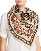 Polo Ralph Lauren Rustic Etched Floral Square Scarf