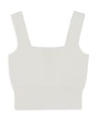 Sandro Bresil Cropped Embroidered Knit Top
