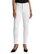 Hudson Barbara High-rise Skinny Jeans In White