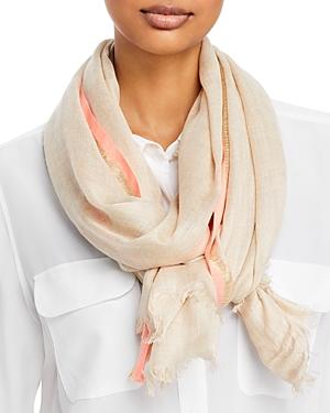 Fraas Solid Border Trim Scarf