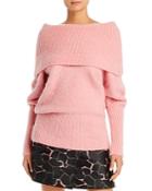 Emporio Armani Oversized Off-the-shoulder Sweater