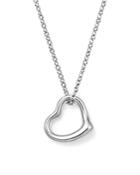 Bloomingdale's Sterling Silver Open Heart Pendant Necklace, 18 - 100% Exclusive