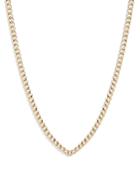 Zoe Chicco 14k Yellow Gold Simple Gold Curb Link Chain Necklace, 16