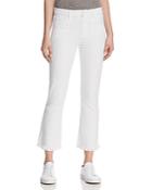 Paige Colette Crop Heavy-fray Jeans In Crisp White - 100% Exclusive