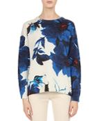 Gerard Darel Camilla Floral-print Sweater