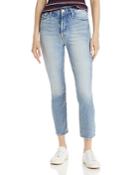 Mother The Dazzler Straight Ankle Jeans In I Confess