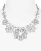 Kate Spade New York Faceted Medallion Statement Necklace, 17