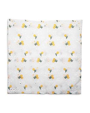 Lele Sadoughi Lemon Eyelet Square Scarf