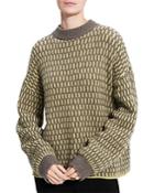 Theory Plaited Cable Knit Cashmere Sweater