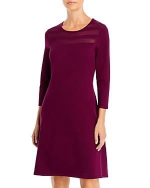 T Tahari Illusion Striped Sweater Dress