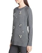 Calvin Klein Embellished Cluster Sweater