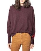 Zadig & Voltaire Roby Oversized Cashmere Sweater