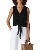 Whistles Front-tie Tank Top