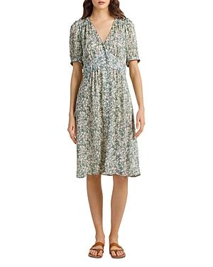 Gerard Darel Jane Floral Button Front Dress
