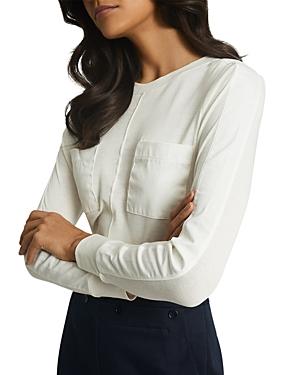 Reiss Kamara Pocket Long Sleeve Tee