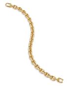 David Yurman Deco Chain Link Bracelet In 18k Yellow Gold