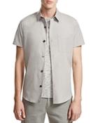 Theory Rammis Ostend Short Sleeve Slim Fit Button Down Shirt - 100% Bloomingdale's Exclusive