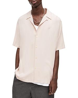 Allsaints Venice Relaxed Fit Ramskull Camp Shirt