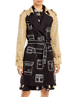 Libertine Pocket Talk Black Trench Coat