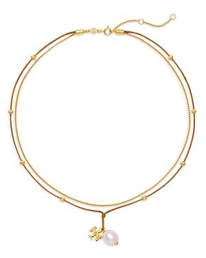 Tory Burch Kira Pearl Pendant Necklace