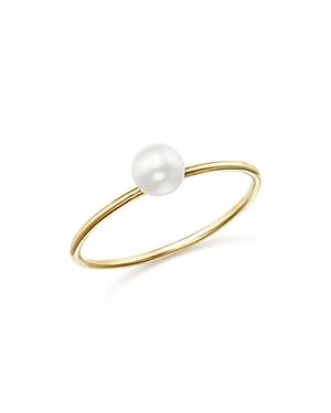 Zoe Chicco 14k Yellow Gold Ring With Cultured Freshwater Pearl