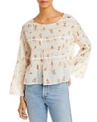 Rebecca Taylor Ines Smocked Top